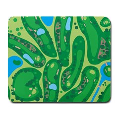 Golf Course Par Green Large Mousepad by Loisa77