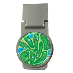 Golf Course Par Green Money Clips (round)  by Loisa77