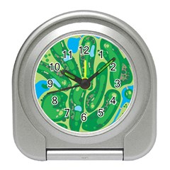 Golf Course Par Green Travel Alarm Clock