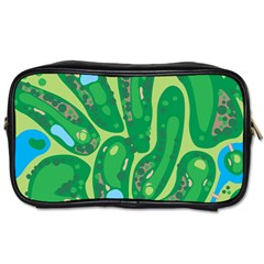 Golf Course Par Green Toiletries Bag (two Sides) by Loisa77