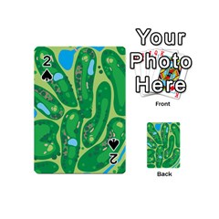 Golf Course Par Green Playing Cards 54 Designs (mini) by Loisa77