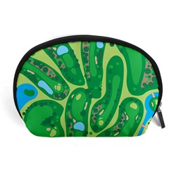 Golf Course Par Green Accessory Pouch (large) by Loisa77