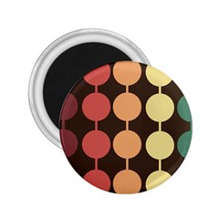 Pattern Circle Retro Design 2 25  Magnets