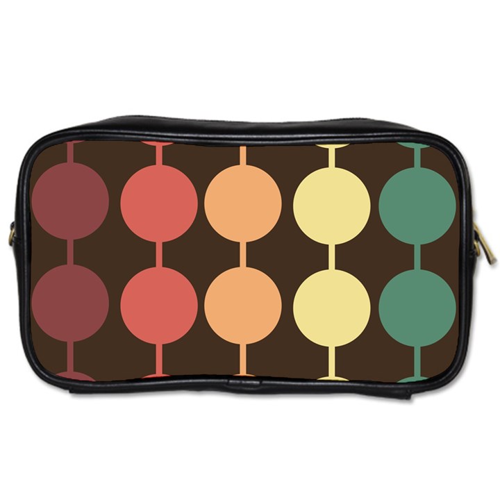 Pattern Circle Retro Design Toiletries Bag (One Side)