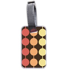 Pattern Circle Retro Design Luggage Tag (two Sides) by Loisa77