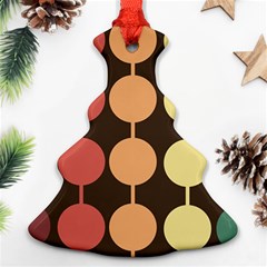 Pattern Circle Retro Design Ornament (christmas Tree) 