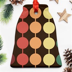 Pattern Circle Retro Design Ornament (bell)