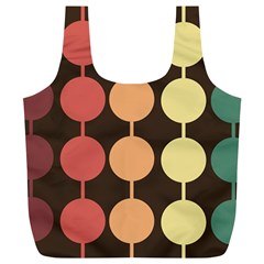 Pattern Circle Retro Design Full Print Recycle Bag (xl) by Loisa77