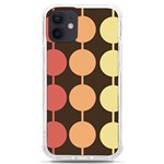 Pattern Circle Retro Design iPhone 12 mini TPU UV Print Case	 Front