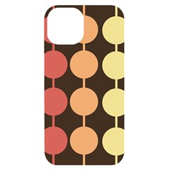 Pattern Circle Retro Design Iphone 14 Black Uv Print Case by Loisa77