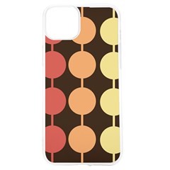 Pattern Circle Retro Design Iphone 15 Tpu Uv Print Case by Loisa77