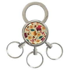 Autumn Leaves Autumn Colour Season 3-ring Key Chain by Loisa77