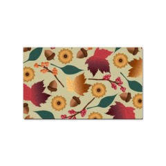 Autumn Leaves Autumn Colour Season Sticker Rectangular (10 Pack) by Loisa77