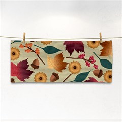 Autumn Leaves Autumn Colour Season Hand Towel