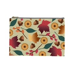 Autumn Leaves Autumn Colour Season Cosmetic Bag (large) by Loisa77