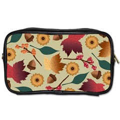 Autumn Leaves Autumn Colour Season Toiletries Bag (one Side) by Loisa77