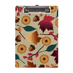 Autumn Leaves Autumn Colour Season A5 Acrylic Clipboard by Loisa77