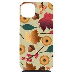 Autumn Leaves Autumn Colour Season Iphone 14 Plus Black Uv Print Case