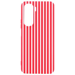 Strip Red White Pattern Samsung Galaxy S24 Plus 6 7 Inch Black Tpu Uv Case by Loisa77