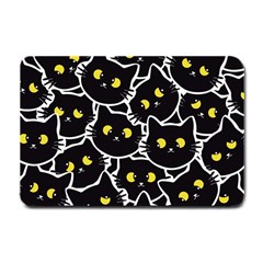 Cat Pattern Pet Drawing Eyes Small Doormat by Loisa77