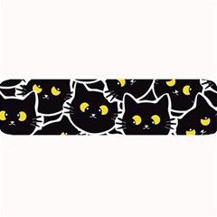 Cat Pattern Pet Drawing Eyes Large Bar Mat by Loisa77