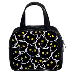 Cat Pattern Pet Drawing Eyes Classic Handbag (two Sides) by Loisa77