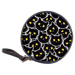 Cat Pattern Pet Drawing Eyes Classic 20-cd Wallets by Loisa77