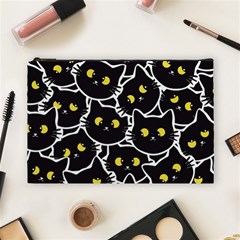 Cat Pattern Pet Drawing Eyes Cosmetic Bag (large) by Loisa77