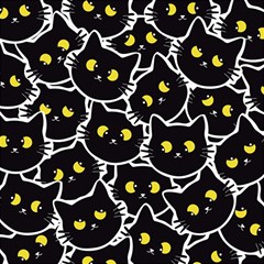 Cat Pattern Pet Drawing Eyes Play Mat (rectangle) by Loisa77