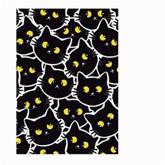 Cat Pattern Pet Drawing Eyes Large Garden Flag (two Sides) by Loisa77