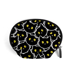 Cat Pattern Pet Drawing Eyes Accessory Pouch (small) by Loisa77