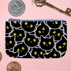 Cat Pattern Pet Drawing Eyes Large Coin Purse by Loisa77