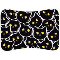 Cat Pattern Pet Drawing Eyes Velour Seat Head Rest Cushion by Loisa77