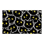 Cat Pattern Pet Drawing Eyes Banner and Sign 5  x 3  Front