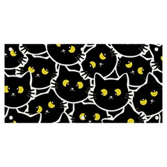 Cat Pattern Pet Drawing Eyes Banner And Sign 6  X 3 