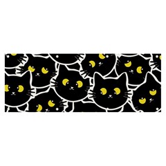 Cat Pattern Pet Drawing Eyes Banner And Sign 8  X 3 