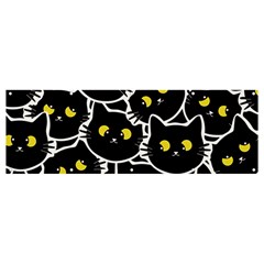 Cat Pattern Pet Drawing Eyes Banner And Sign 12  X 4 