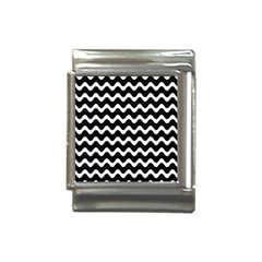 Wave Pattern Wavy Halftone Italian Charm (13mm) by Loisa77