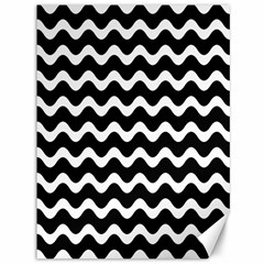 Wave Pattern Wavy Halftone Canvas 36  X 48  by Loisa77