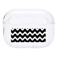 Wave Pattern Wavy Halftone Hard Pc Airpods Pro Case by Loisa77