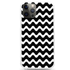 Wave Pattern Wavy Halftone Iphone 12 Pro Max Tpu Uv Print Case by Loisa77