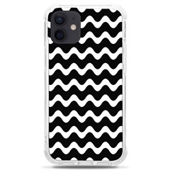 Wave Pattern Wavy Halftone Iphone 12 Mini Tpu Uv Print Case	 by Loisa77