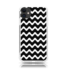 Wave Pattern Wavy Halftone Iphone 11 Tpu Uv Print Case by Loisa77