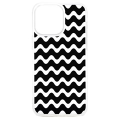 Wave Pattern Wavy Halftone Iphone 15 Plus Tpu Uv Print Case by Loisa77