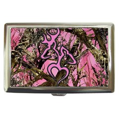 Pink Browning Deer Glitter Camo Camouflage Cigarette Money Case by Loisa77