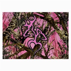 Pink Browning Deer Glitter Camo Camouflage Large Glasses Cloth (2 Sides) by Loisa77