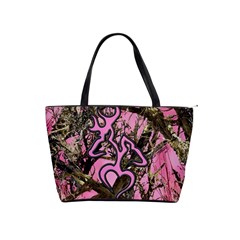 Pink Browning Deer Glitter Camo Camouflage Classic Shoulder Handbag by Loisa77