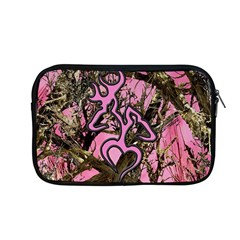 Pink Browning Deer Glitter Camo Camouflage Apple Macbook Pro 13  Zipper Case by Loisa77