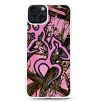 Pink Browning Deer Glitter Camo Camouflage iPhone 15 TPU UV Print Case Front