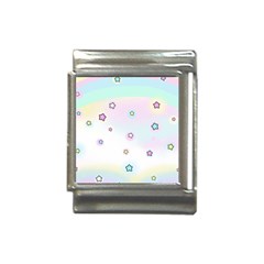 Stars Cute Pastel Pattern Rainbow Italian Charm (13mm)